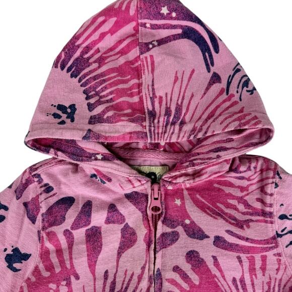 Vintage Y2K Lucky Brand Kids Baby Zip Up Hoodie Sweatshirt 6-12 Months Sun Boho - Picture 2 of 5